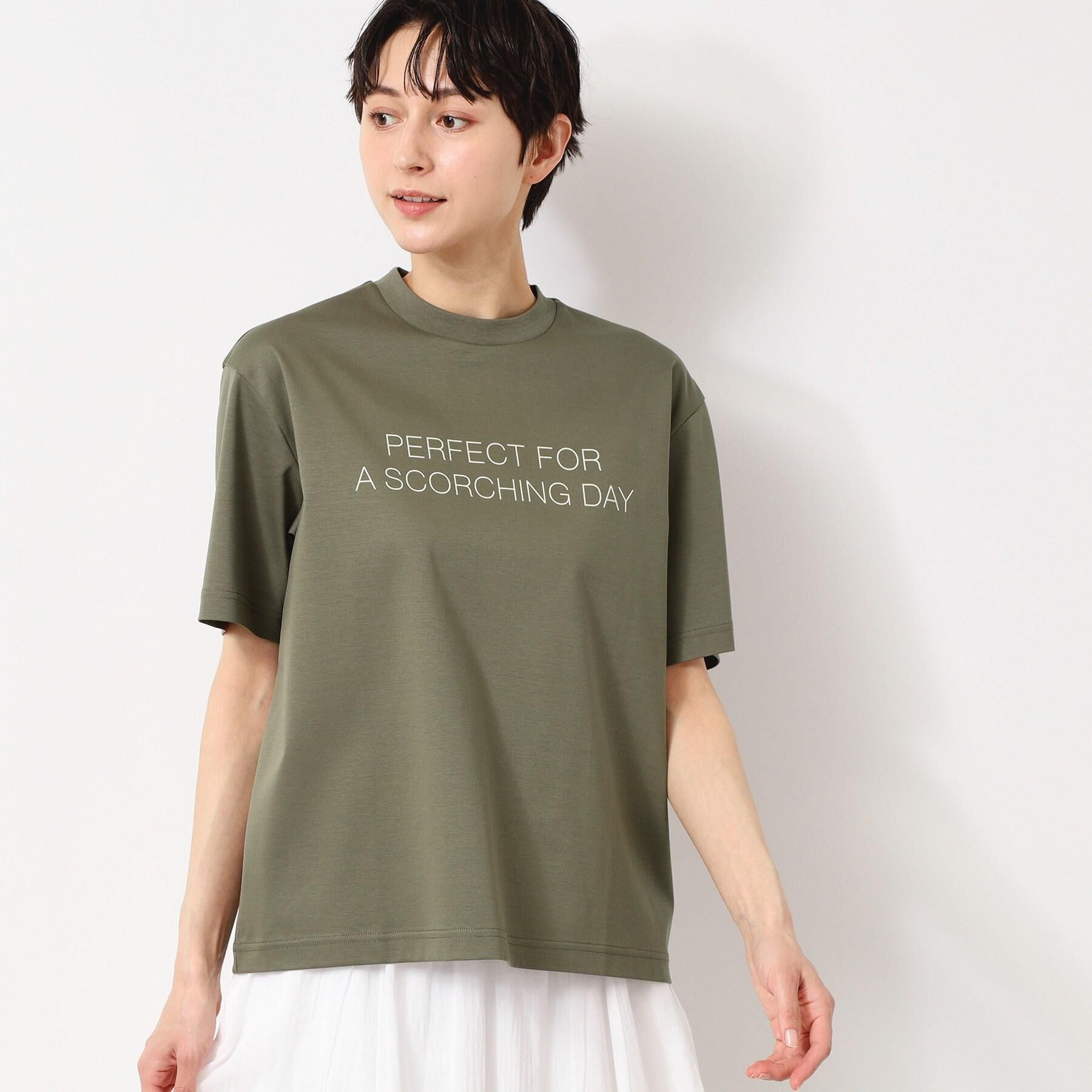 Dessin「【ユニセックス／抗菌防臭／洗える】コットンロゴTシャツ」|Tシャツ・カットソー|