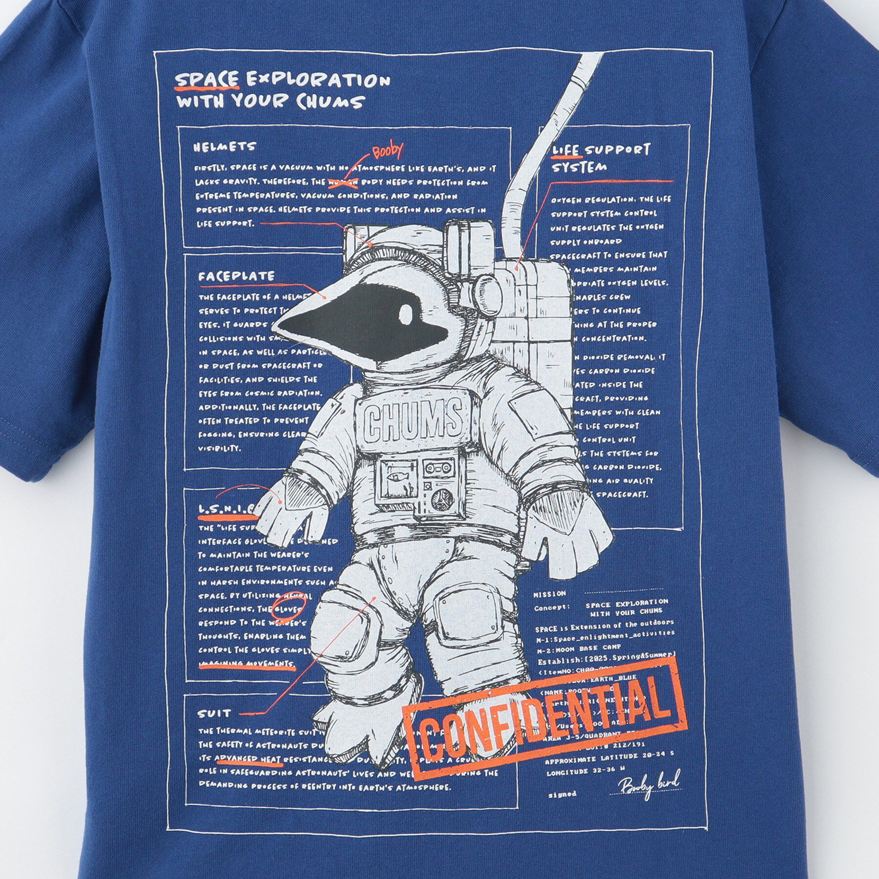 Dessin「◆CHUMS(チャムス) バックプリントTシャツ」|Tシャツ・カットソー|