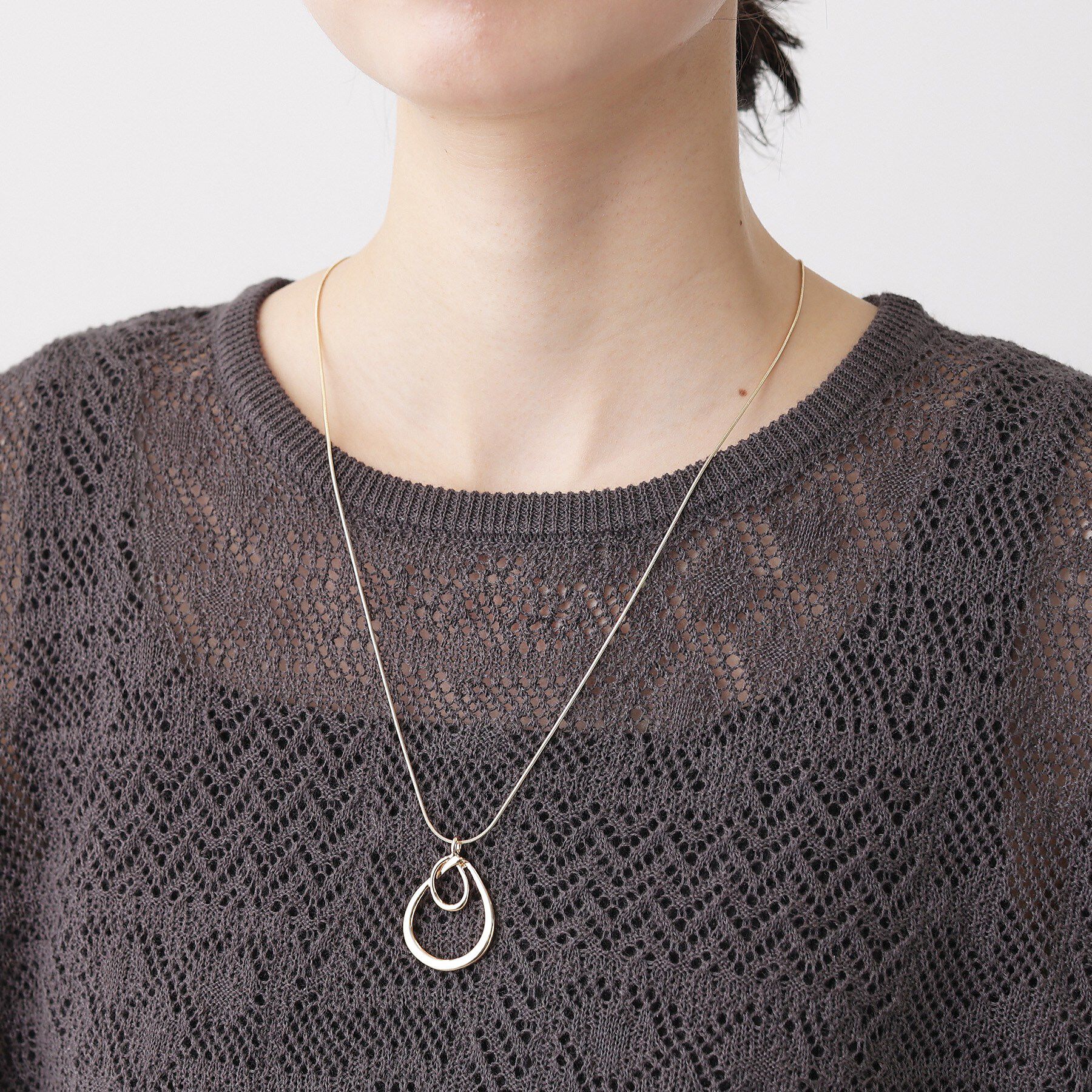 Dessin「グラスホルダーサークルモチーフネックレス」|ネックレス|