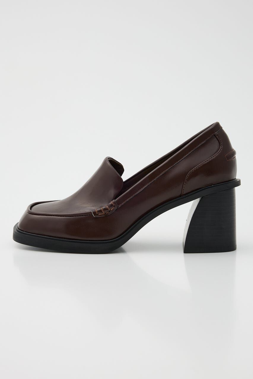MOUSSY「LOAFER HEEL シューズ」|ローファー|BRN