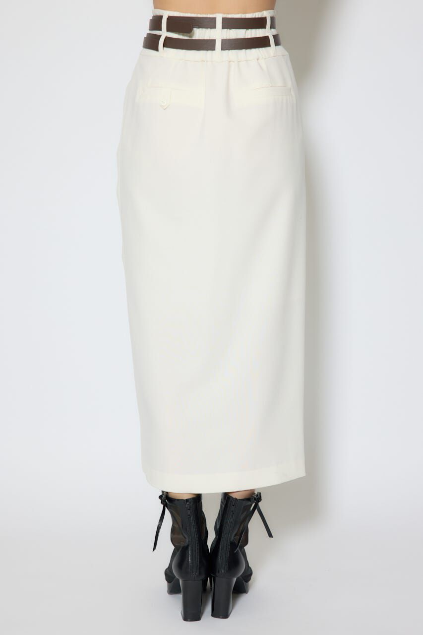 rienda「ダブルウエストデザインロングスカート」|スカート|