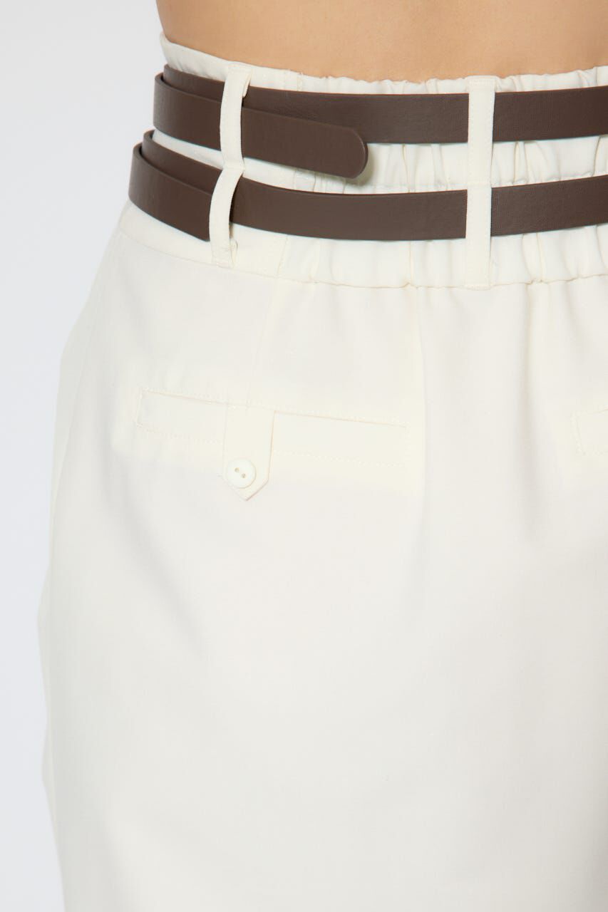 rienda「ダブルウエストデザインロングスカート」|スカート|