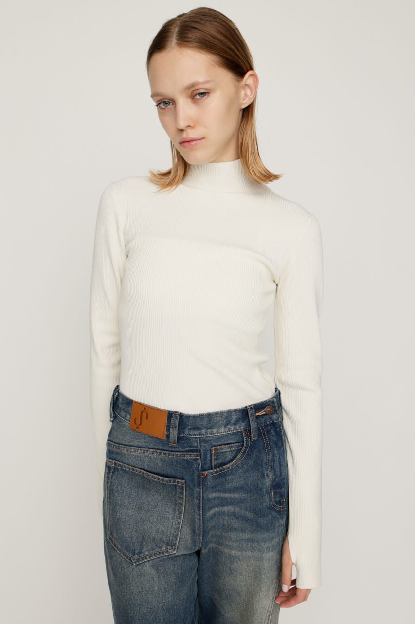 SLY「BASIC HG RIB H／N トップス」|ニット・セーター|