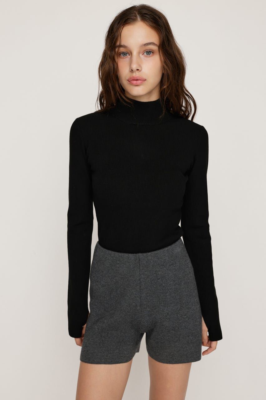 SLY「BASIC HG RIB H／N トップス」|ニット・セーター|