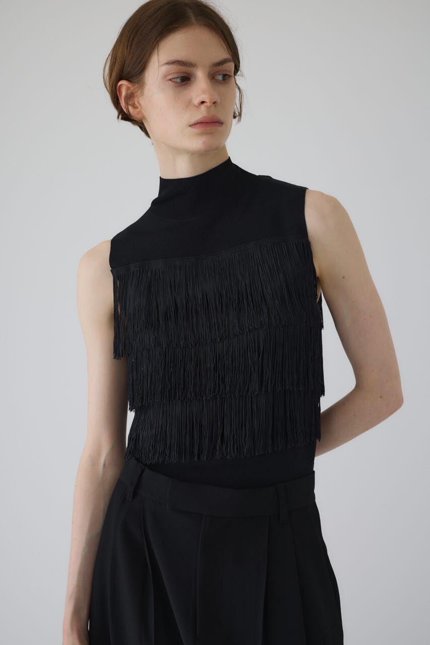RIM.ARK 「Fringe N/S knit tops」|ニット・セーター|