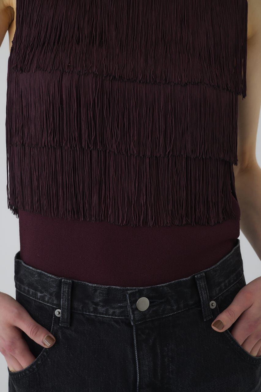 RIM.ARK 「Fringe N/S knit tops」|ニット・セーター|