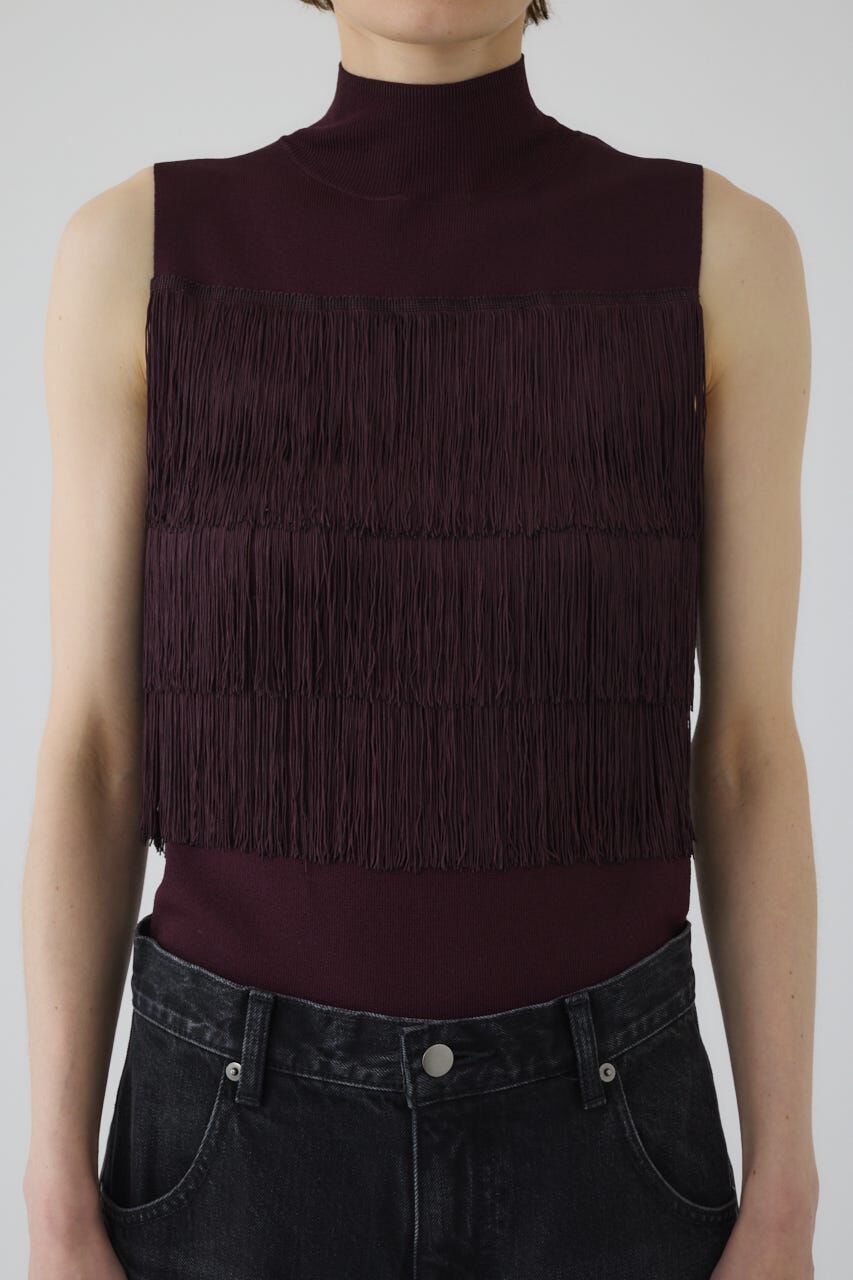 RIM.ARK 「Fringe N/S knit tops」|ニット・セーター|