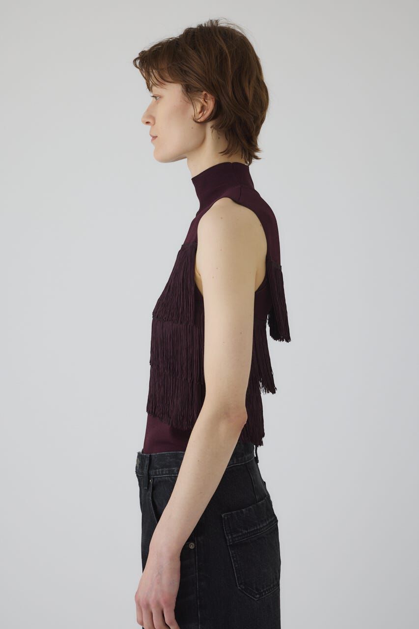 RIM.ARK 「Fringe N/S knit tops」|ニット・セーター|