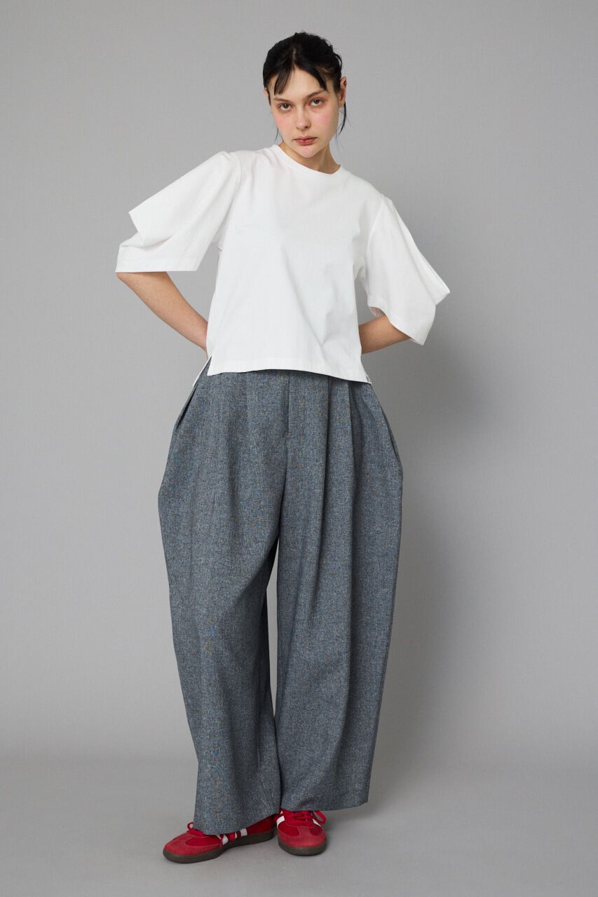 HeRIN.CYE「Tuck sleeve cut tops」|Tシャツ・カットソー|