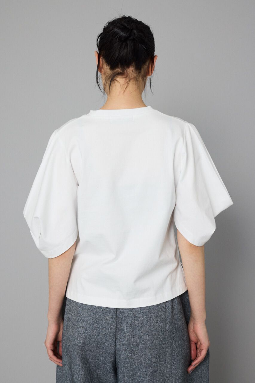 HeRIN.CYE「Tuck sleeve cut tops」|Tシャツ・カットソー|