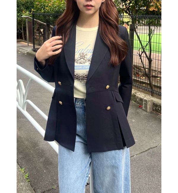 CALNAMUR「オーナメントモチーフプリントTシャツ」|Tシャツ・カットソー|