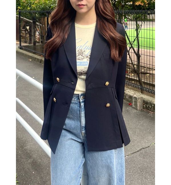 CALNAMUR「オーナメントモチーフプリントTシャツ」|Tシャツ・カットソー|