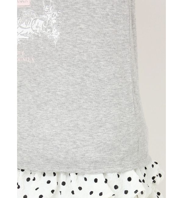 CALNAMUR「オーナメントモチーフプリントTシャツ」|Tシャツ・カットソー|