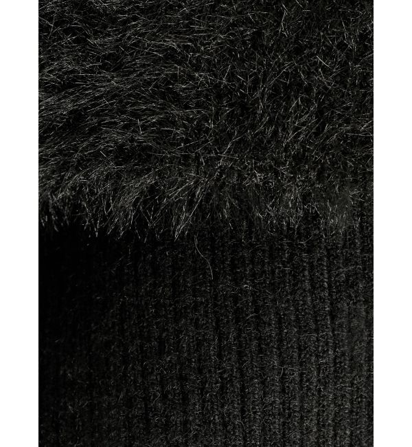 RESEXXY「シャギーコンビオフショルニットトップス」|ニット・セーター|