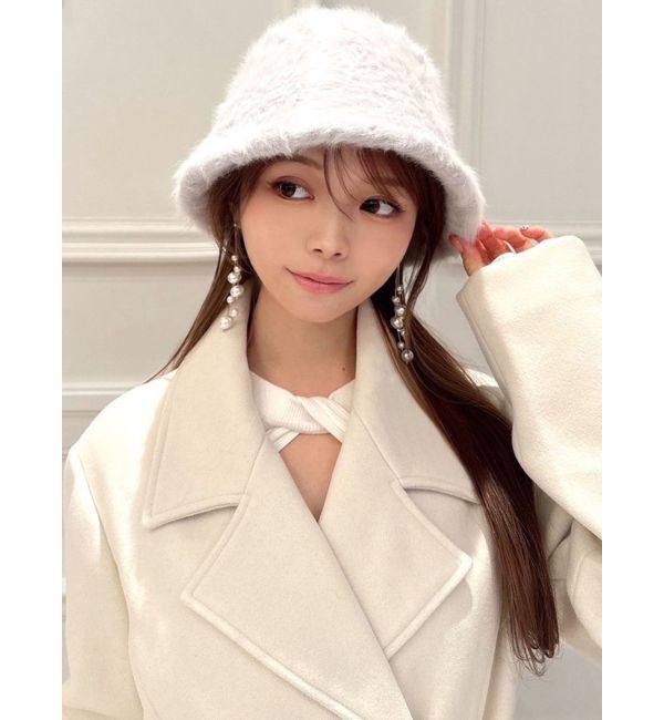 RESEXXY「ファーバケットハット」|ハット|グレー