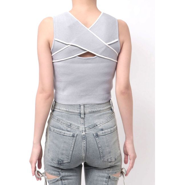 RESEXXY「バイカラーアメスリニット」|タンクトップ|