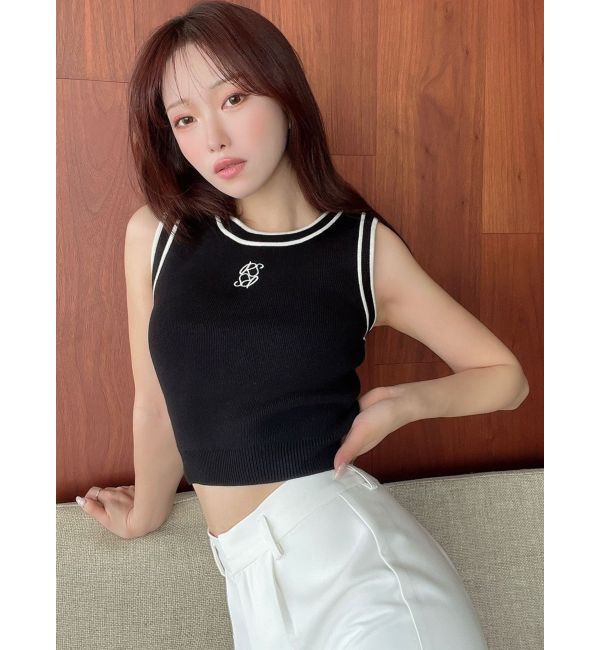 RESEXXY「バイカラーアメスリニット」|タンクトップ|