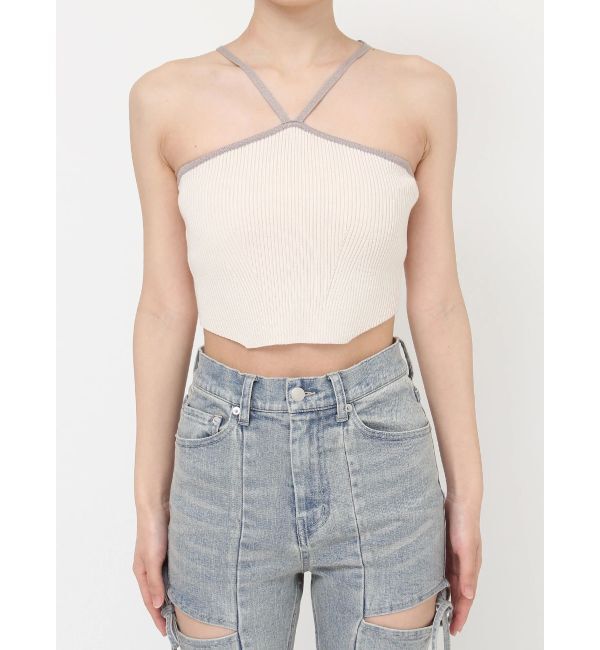 RESEXXY「アメスリクロップドニットトップス」|キャミソール|