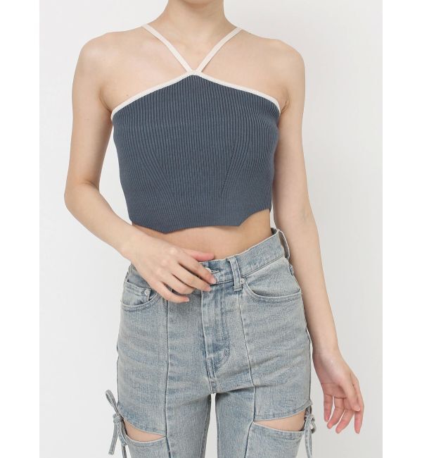 RESEXXY「アメスリクロップドニットトップス」|キャミソール|