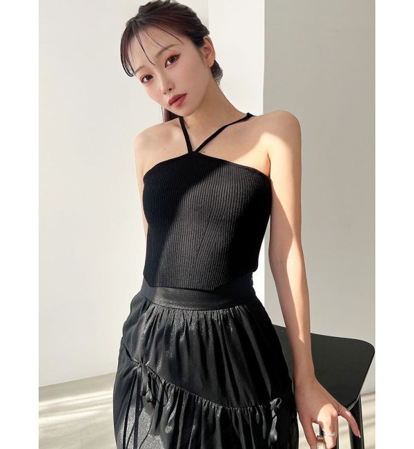 RESEXXY「アメスリクロップドニットトップス」|キャミソール|