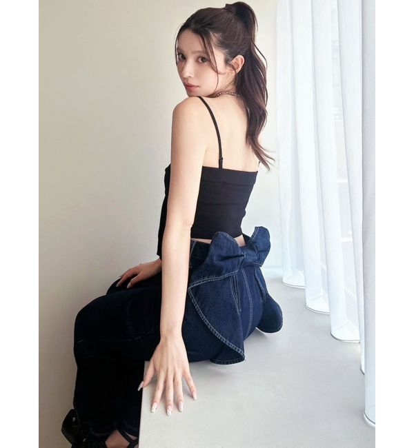 RESEXXY「スリーブツイストベアニット」|キャミソール|