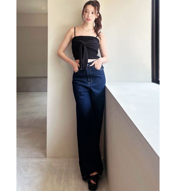 RESEXXY「スリーブツイストベアニット」|キャミソール|