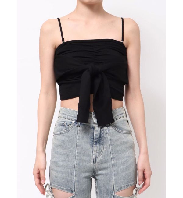 RESEXXY「スリーブツイストベアニット」|キャミソール|