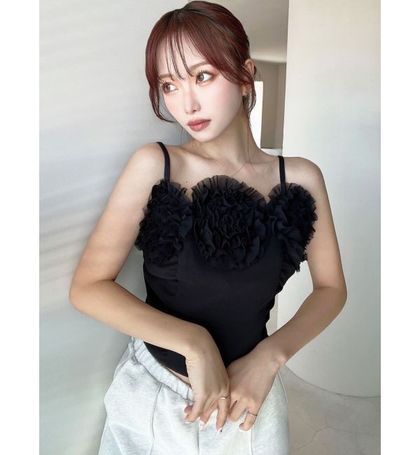 RESEXXY「コサージュキャミトップス」|キャミソール|