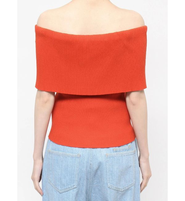 dazzlin「クロップドオフショルニットプルオーバー」|ニット・セーター|