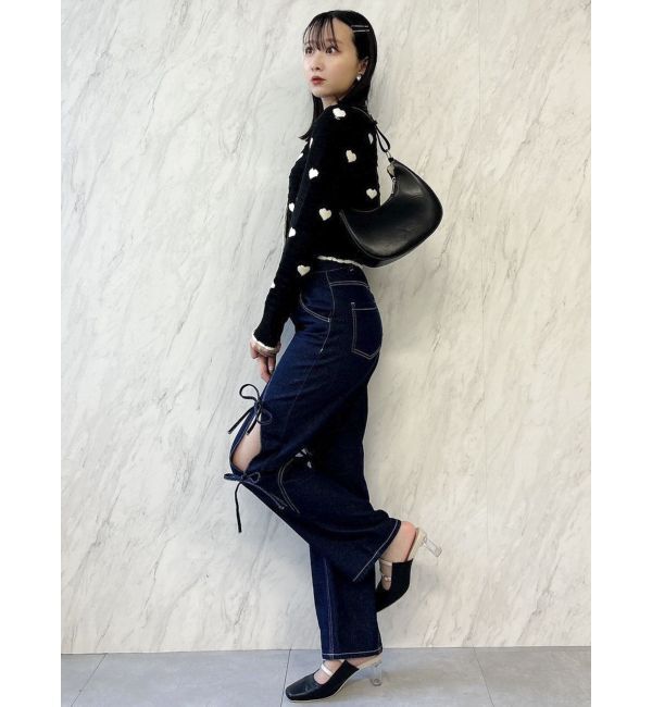 dazzlin「ハートジャカードカーデトップス」|カーディガン|