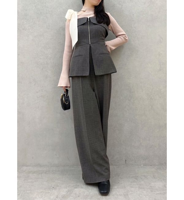 dazzlin「ワンショルリボンニットトップス」|ニット・セーター|