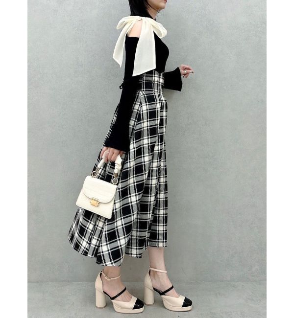 dazzlin「ワンショルリボンニットトップス」|ニット・セーター|