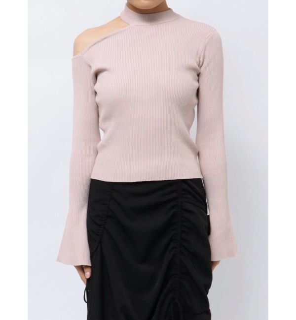 dazzlin「ワンショルリボンニットトップス」|ニット・セーター|