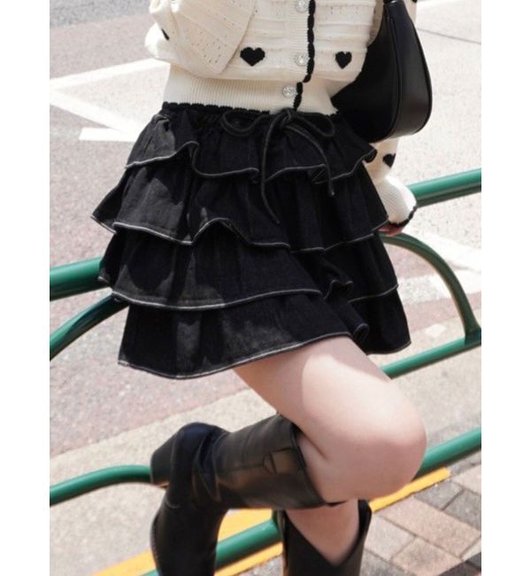 dazzlin「フリルミニスカートⅡ」|スカート|