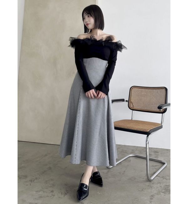 dazzlin「オフショルリボンカットトップス」|Tシャツ・カットソー|