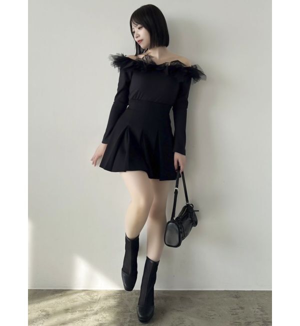 dazzlin「オフショルリボンカットトップス」|Tシャツ・カットソー|