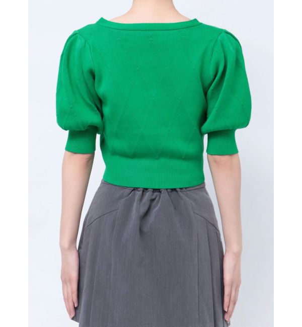 dazzlin「半袖マリンカーデトップス」|カーディガン|