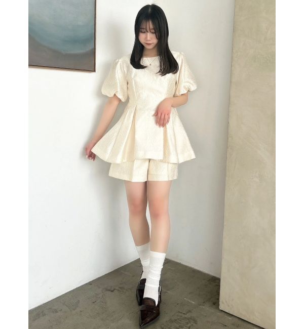 dazzlin「【藤井サチコラボ】フクレジャカードチュニックショートパンツ」|その他|