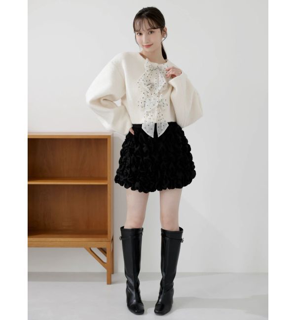 dazzlin「シュリンクミニスカート」|スカート|