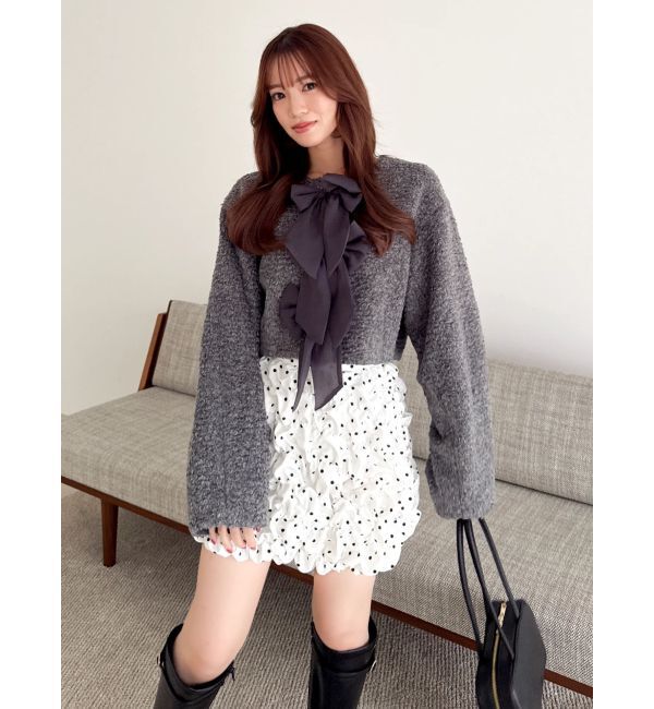 dazzlin「シュリンクミニスカート」|スカート|