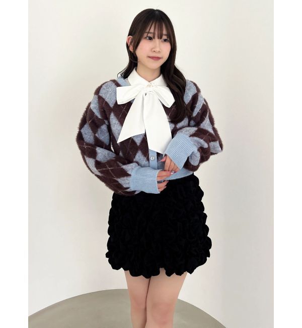 dazzlin「シュリンクミニスカート」|スカート|