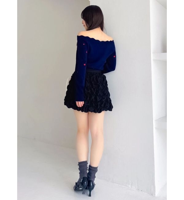 dazzlin「シュリンクミニスカート」|スカート|