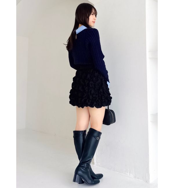 dazzlin「シュリンクミニスカート」|スカート|