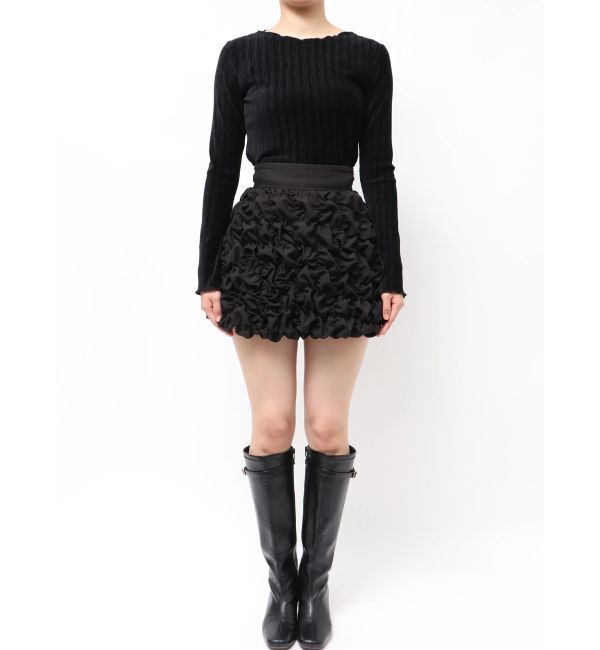 dazzlin「シュリンクミニスカート」|スカート|