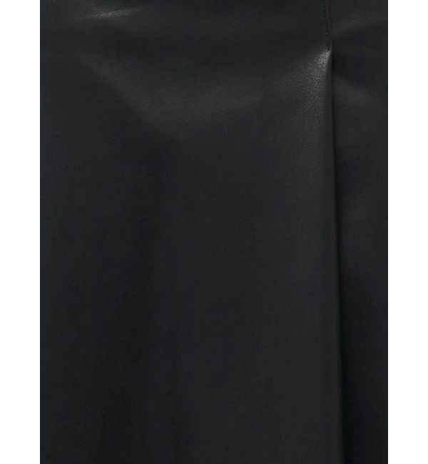 MERCURYDUO「フェイクレザーフレアスカート」|スカート|