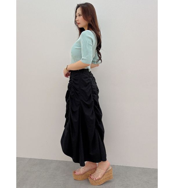 MERCURYDUO「イレギュラーヘムニット」|ニット・セーター|