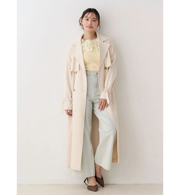 MERCURYDUO「2WAY異素材ランダムラッフルニット」|ニット・セーター|