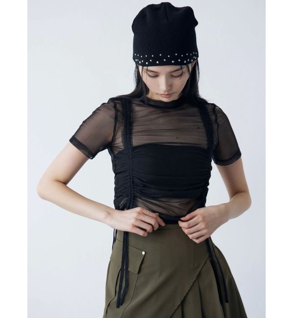 MURUA「【追加生産分】グラデーションシアートップス」|Tシャツ・カットソー|