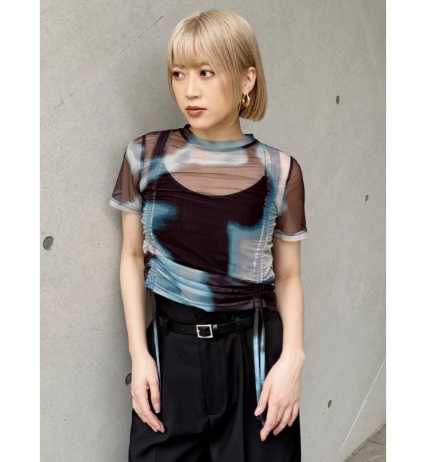 MURUA「【追加生産分】グラデーションシアートップス」|Tシャツ・カットソー|