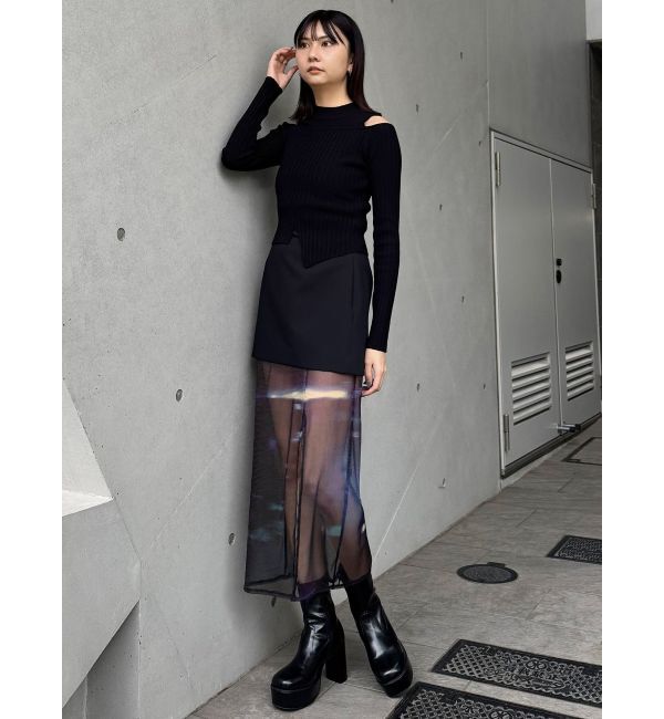 MURUA「セパレートレイヤードスカート」|スカート|